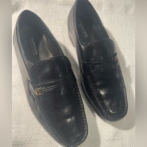 Florsheim Men's Classic Black Leather Loafers 9.5